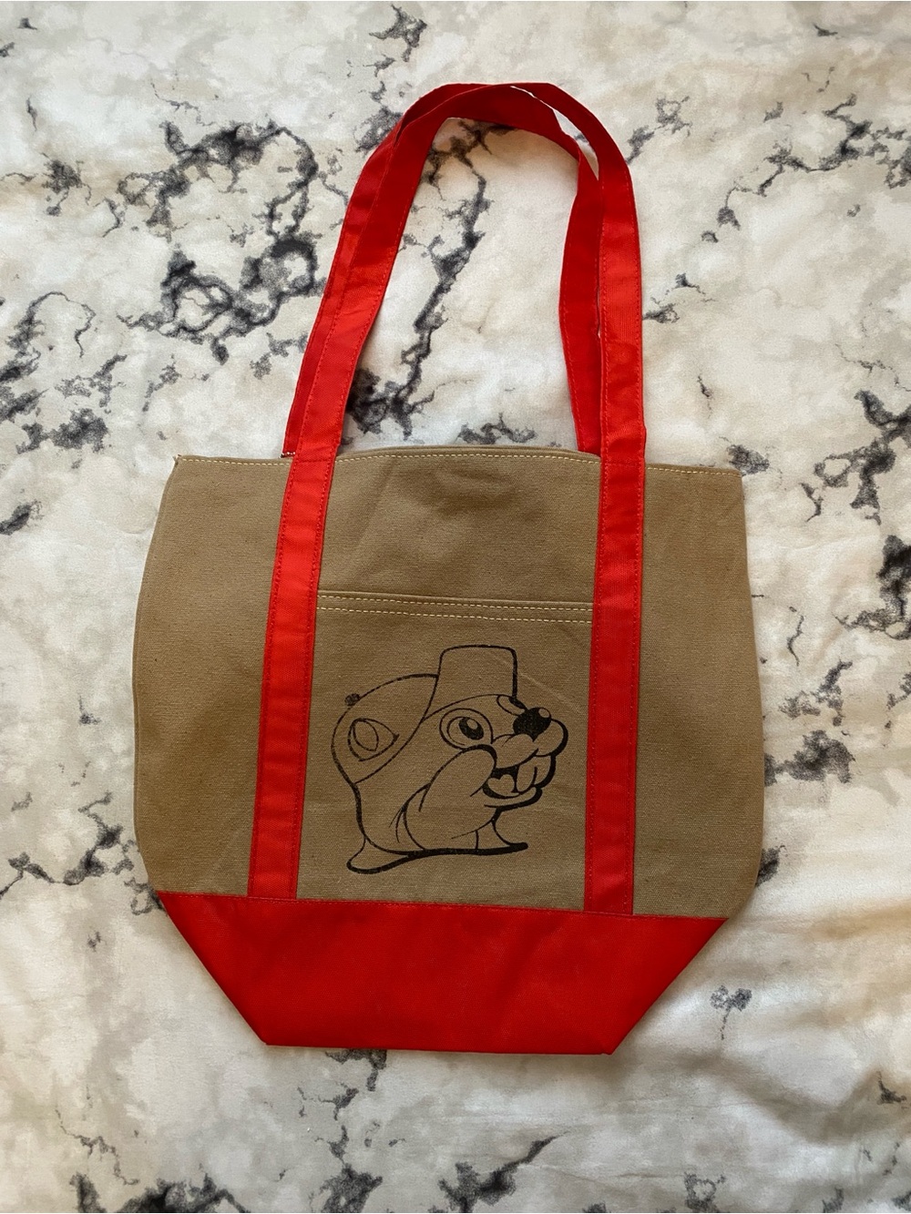 LOADED 🍕 Buc-ee's Retro Y2K Sanrio Trinket Charm Keychain Tote Bag - Picture 6 of 7